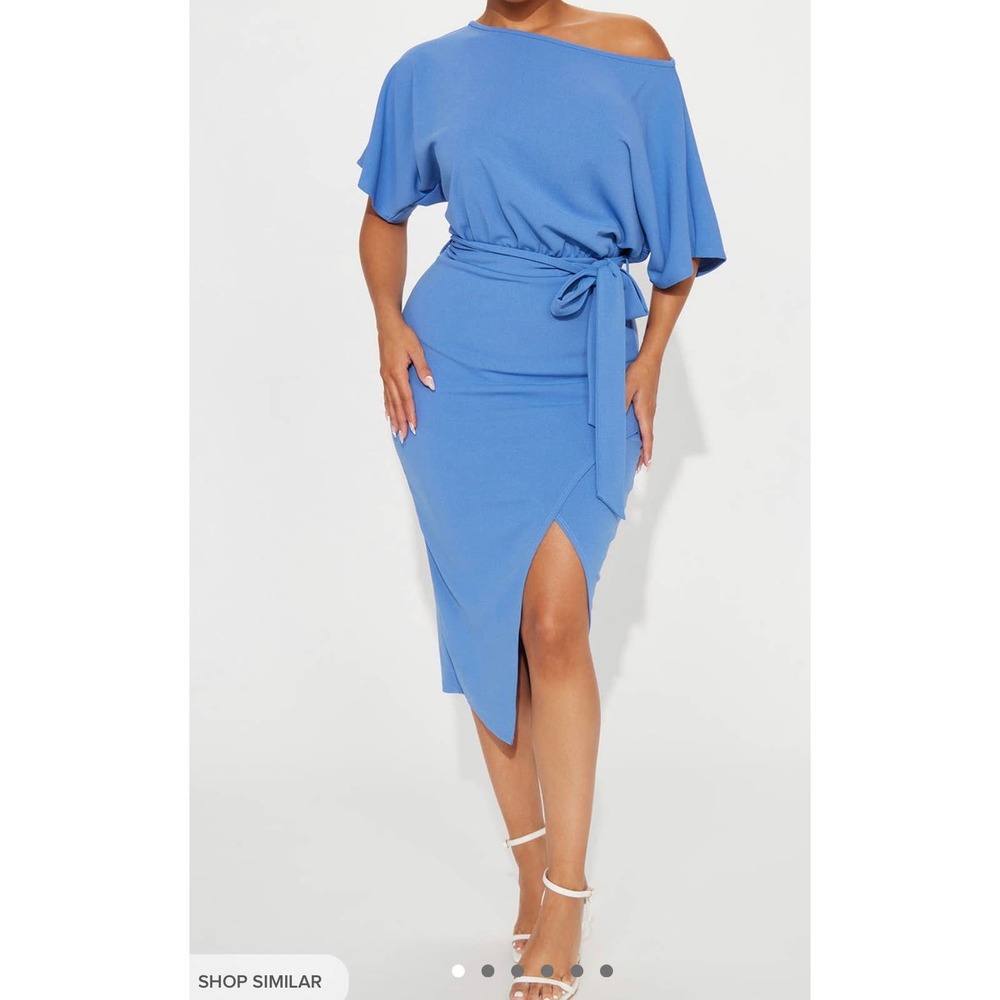 Women FashionNova Bodycon MIDI Summer Dress Plus size 2X